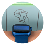 apple watch in elevator