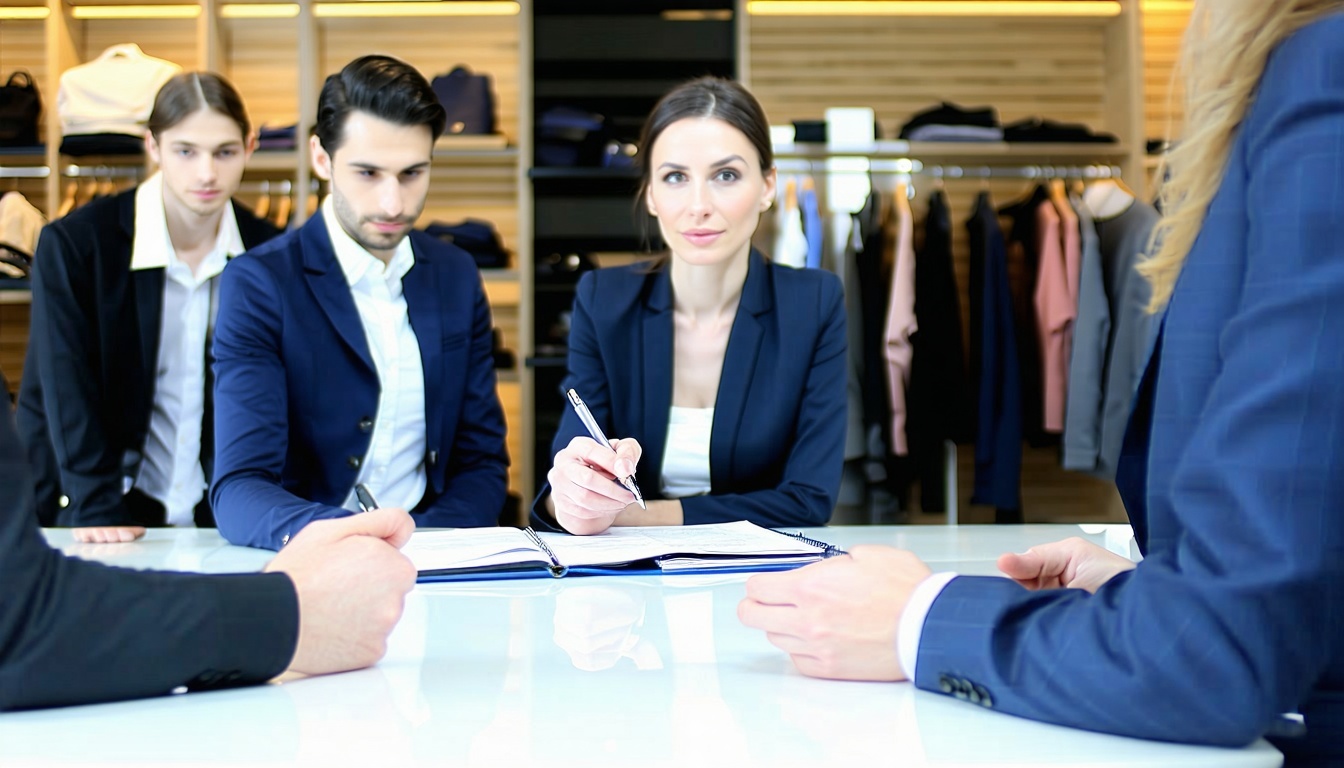 Consultant scheduling a meeting with a retail security team
